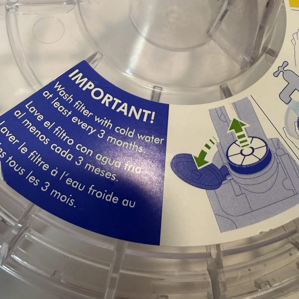 Dyson Vacuum‎ DC33 Filter Clear Cover Lid OEM Replacement Part w/ Pin And Screw